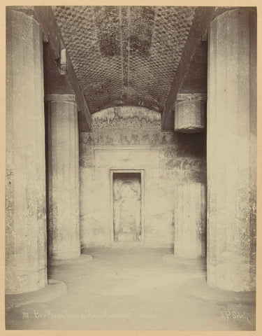 De graftombe van Amenemhat VI van Egypte., Pascal Sébah, c. 1888 - c. 1898 Canvas Print