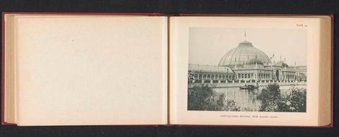 View of the horticultural building, designed by Jenney and Mundie at the World's Columbian Exposition in Chicago in 1893, Charles Dudley Arnold, 1893 Canvas Print