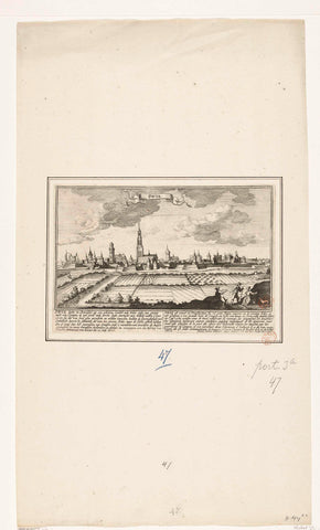 View of Zwolle, Gaspar Bouttats, 1679 Canvas Print