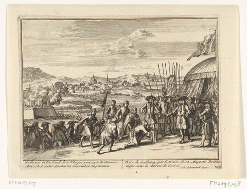 Intake of Galway, 1691, anonymous, 1695 Canvas Print