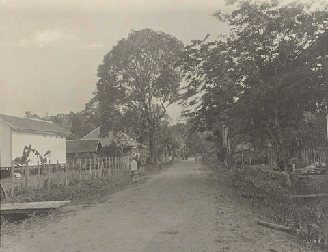 View in a village, anonymous, 1903 - 1907 Canvas Print