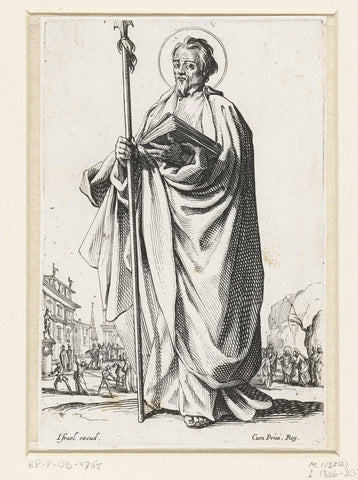 Apostle Tomas, Jacques Callot, 1631 Canvas Print