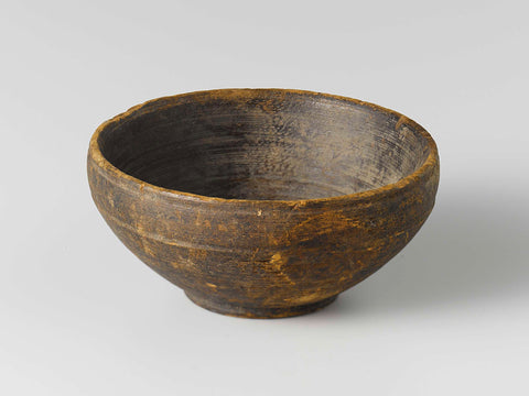 Bowl with flat base and low wall without ears, anonymous, c. 1590 - c. 1596 Canvas Print