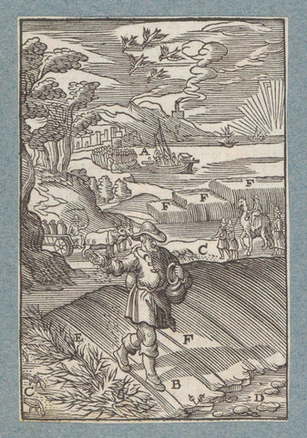 Parable of the sower, Christopher of Shechem (II), 1629 Canvas Print