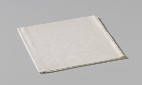 Napkin of linen damask with cherries, Chris Lebeau, c. 1900 - c. 1925 Canvas Print