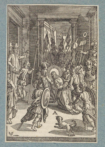 Christ brought to Annas, Christopher of Shechem (II), 1629 Canvas Print