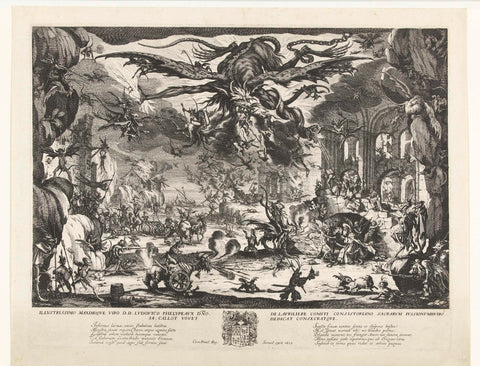 The Temptation of Saint Anthony, Jacques Callot, 1635 Canvas Print