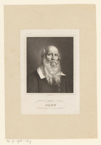 Portret van Friedrich Ludwig Jahn, Johann Georg Nordheim, 1840 - 1855 Canvas Print