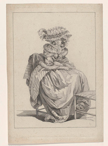 Gallerie des Modes, Nicolas Dupin (attributed to), 1785 Canvas Print