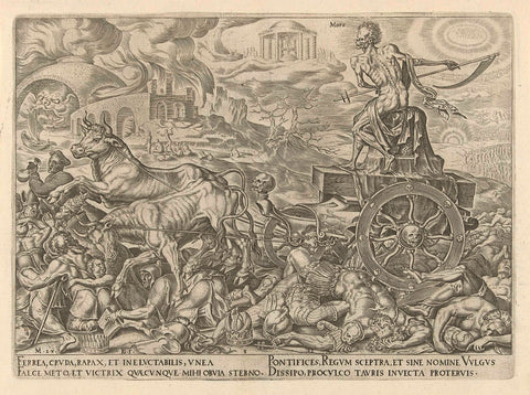 Triumph of Death, Philips Galle, c. 1565 Canvas Print