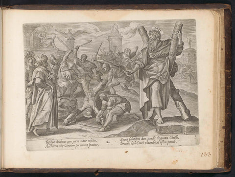 Martyrdom of Andrew, anonymous, 1646 Canvas Print