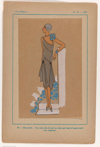 Très Parisien, 1927, No. 10 : -18.-SEULETTE. - Une joli (...), anonymous, 1927 Canvas Print