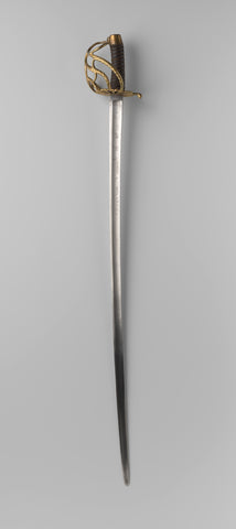 Sabre of the Gardes du Corps of the stadholder 1794, anonymous, 1794 Canvas Print