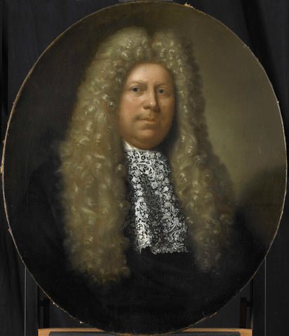 Portrait of Jacob Dane, Director of the Rotterdam Chamber of the Dutch East India Company, elected 1689, Pieter van der Werff, 1700 Canvas Print