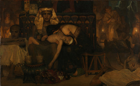 The Death of the Pharaoh’s Firstborn Son, Lourens Alma Tadema, 1872 Canvas Print