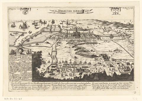 The Siege of Haarlem, 1572-1573, Willem Outgertsz. Akersloot, 1628 Canvas Print