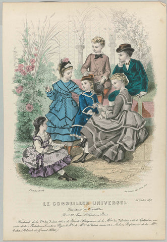 Le Conseiller Universel, 25 Octobre 1873, No. 109 : Foulards de la Cie.des Indes (...), anonymous, 1873 Canvas Print