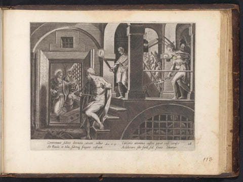 Conversion of the Philippian Keeper of Prisoners, anonymous, 1646 Canvas Print