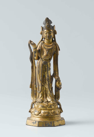 Figure of Guanyin, anonymous, c. 600 - c. 800 Canvas Print