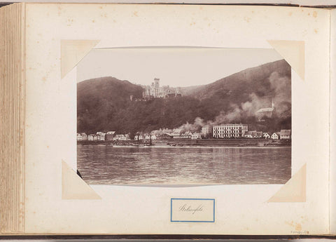 View of the village of Capellen and the castle of Stolzenfels, anonymous, c. 1860 - c. 1900 Canvas Print