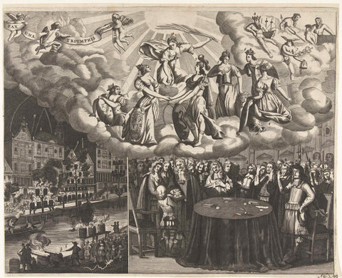 Peace of Breda, 1667, anonymous, 1667 - 1699 Canvas Print