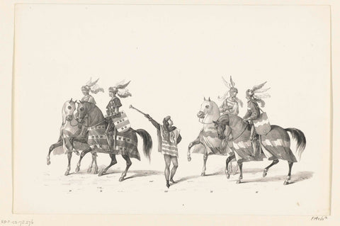 Parade nos 80-82, anonymous, 1840 Canvas Print