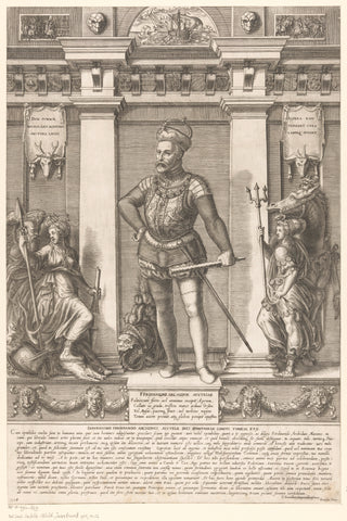 Portrait of Ferdinand II of Tyrol, Gaspare Oselli, 1569 Canvas Print