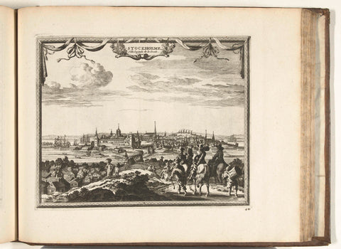 View of Stockholm, 1726, anonymous, 1726 Canvas Print