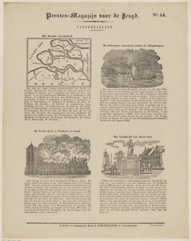 The province of Zeeland, Willem Bal, 1842 Canvas Print