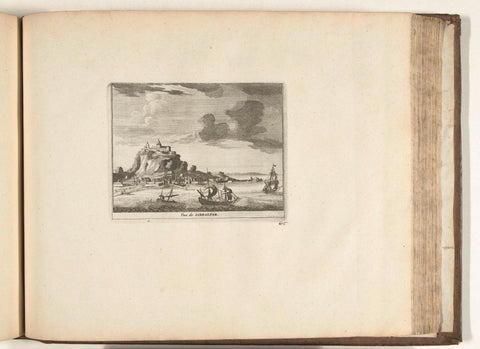 View of Gibraltar, 1726, anonymous, 1726 Canvas Print