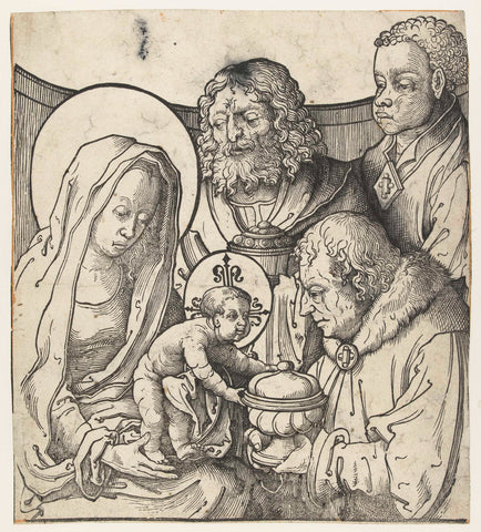 The Adoration of the Kings, anonymous, 1513 - 1583 Canvas Print