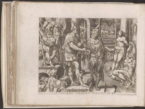 Visits of the prisoners, Pieter Nagel, in or before 1571 Canvas Print