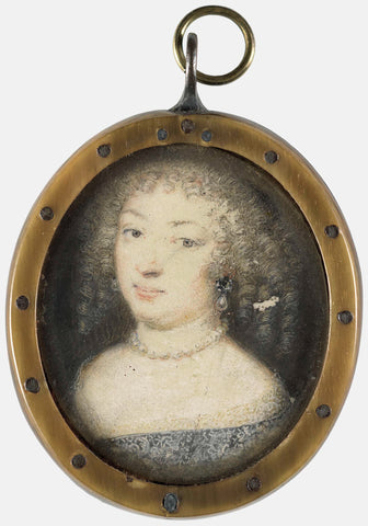 Marie, Marquise of Sévigné (1626-96), anonymous, 1660 - 1670 Canvas Print