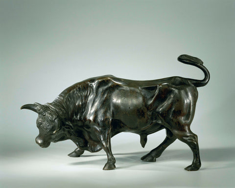 Charging Bull, anonymous, c. 1625 - c. 1650 Canvas Print