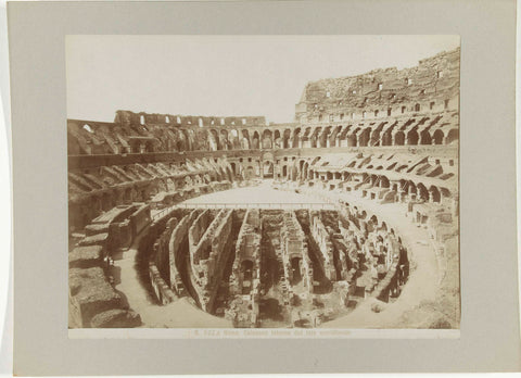 Inside of the Colosseum in Rome, anonymous, c. 1880 - c. 1904 Canvas Print