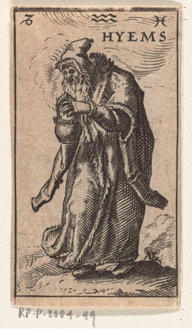 Winter, anonymous, 1606 Canvas Print