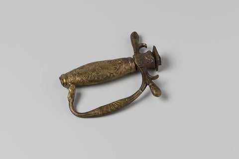 Handle of a sword from the wreck of th Dutch East India ship Hollandia, anonymous, 1700 - in or before 1743 Canvas Print