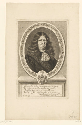 Portret van Lorenz Eyselein, Jakob von Sandrart, 1678 Canvas Print