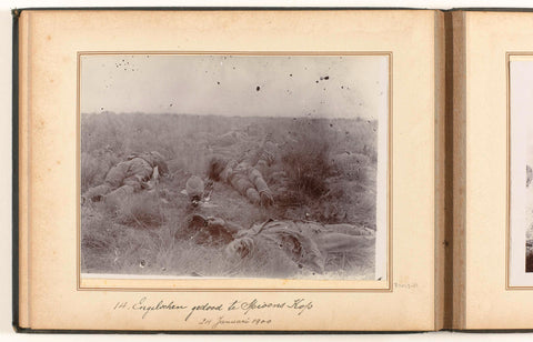 English victims of the fight at Spionkop in South Africa, anonymous, 1900 Canvas Print