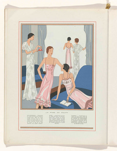 Art - Goût - Beauté, Feuillets de l' élégance féminine, March 1932, No. 139, 12th Year, p. 22, anonymous, 1932 Canvas Print