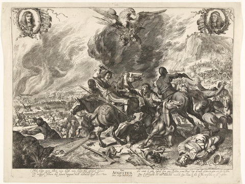 Battle at Aschaffenburg, 1674, Pieter Nolpe, 1674 Canvas Print