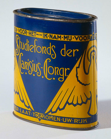 Collection box for the study fund of the Canisius Congregation, anonymous, c. 1930 Canvas Print