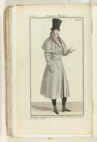 Journal des Dames et des Modes 1824, Costume Parisien (2228), anonymous, 1824 Canvas Print