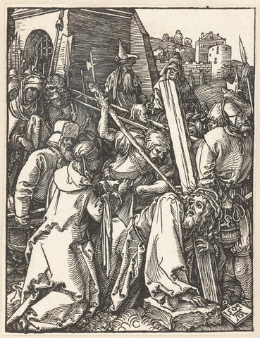 Carrying the Cross, Albrecht Dürer, 1509 Canvas Print