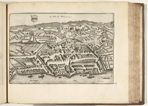 View of Zug, 1726, anonymous, 1726 Canvas Print