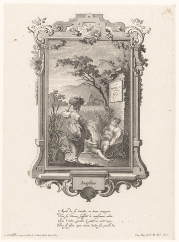 Augustus, Johann Esaias Nilson, 1766 Canvas Print