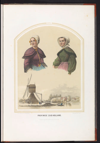 Costume of South Holland, 1857, Ruurt de Vries, 1857 Canvas Print