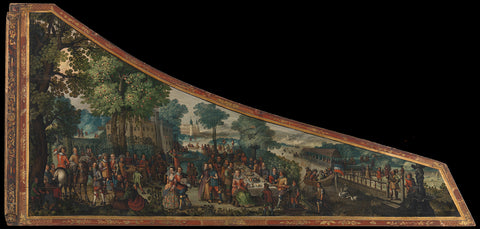 Member of a harpsichord, Philip Schey, 1626 Canvas Print