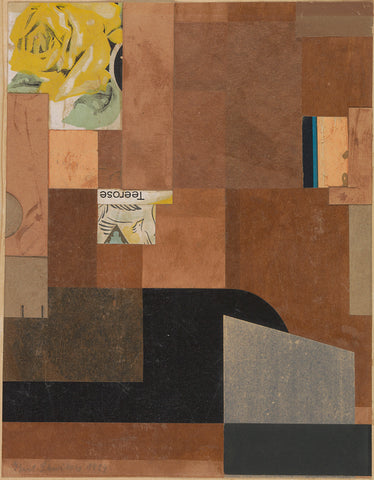 Tea Rose, Kurt Schwitters, 1924 Canvas Print