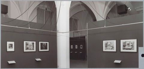 Room with etchings and drawings on three panels, c. 1991 - c. 1992 Canvas Print